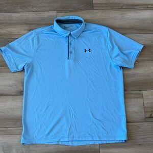 Under Armour Men's Light Blue Polo Shirt